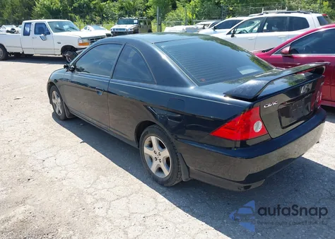 2005 Honda Civic Ex из США, поврежденный, VIN 1HGEM22005L007007